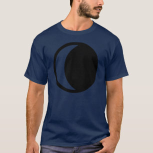 衰退の三日月形の月 Tシャツ