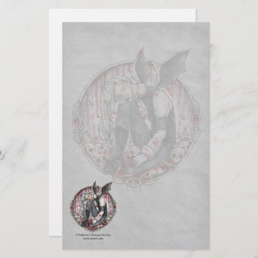 衰退の記憶ゴシック様式文房具 便箋 (正面/裏面)