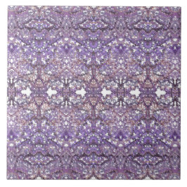 衰退薄紫の贅沢で、エレガントなひもで締められたパターン タイル