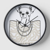 袋に入れてはいけない人 壁時計 (正面)