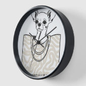 袋に入れてはいけない人 壁時計 (傾斜)