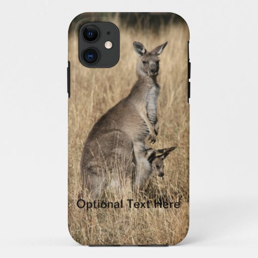 袋のベビーJoeyを持つカンガルー Case-Mate iPhoneケース (裏面)