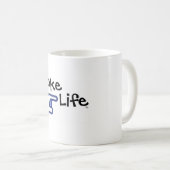 袋の生命コーヒー・マグ コーヒーマグカップ (正面右)