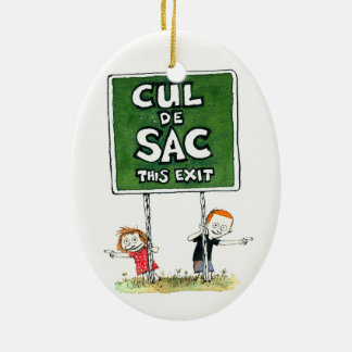 袋小路: この出口のオーナメント セラミックオーナメント