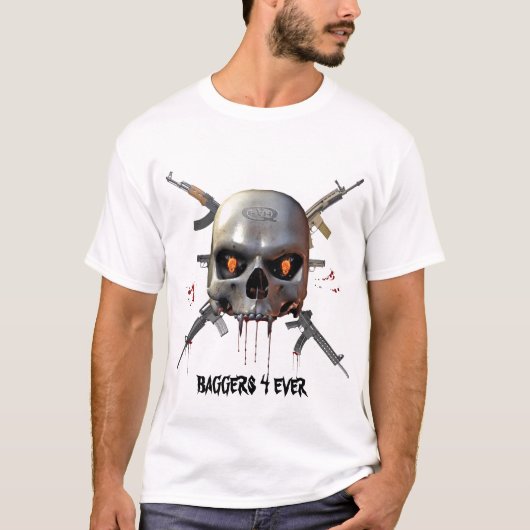袋詰め作業者の吸血鬼 Tシャツ (正面)