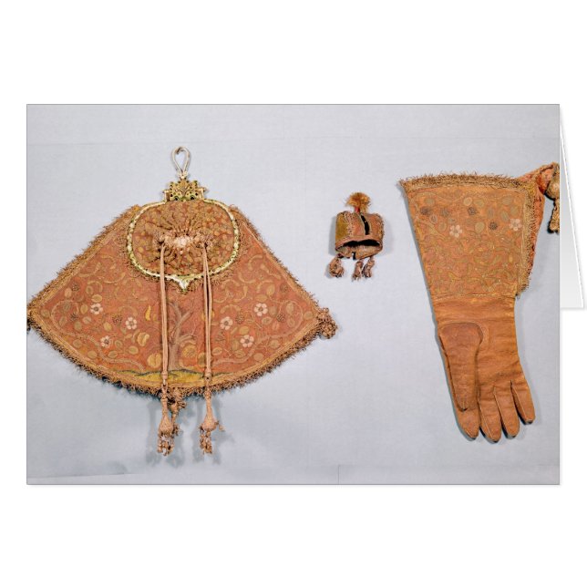 袋、手袋およびフード、フランス語の咳払いで出すセット (正面横)