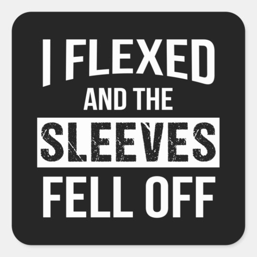 袖が折れて袖が抜けた スクエアシール (正面)