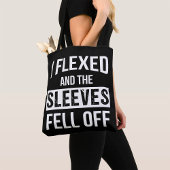 袖が折れて袖が抜けた トートバッグ