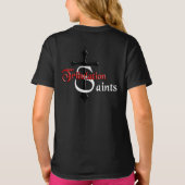 袖なしのフード付きスウェットシャツ パーカ (裏面)