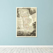 袖の部署 キャンバスプリント (インサイチュ (ウッドフロア))