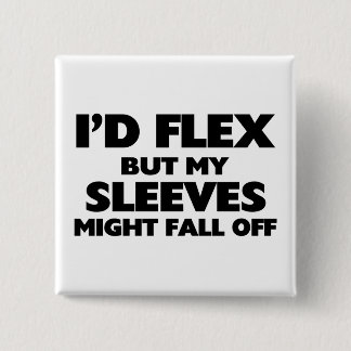 袖は落ちるかもしれません 缶バッジ