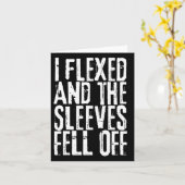 袖動揺してを曲げて胴から落ちおもしろいた カード (黄色い花)