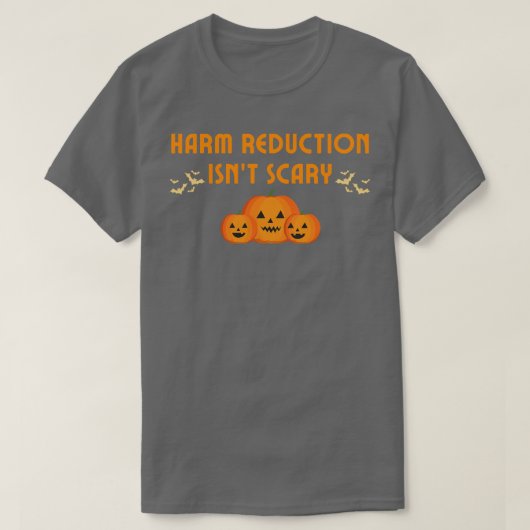 被害の軽減4 Tシャツ (デザイン正面)