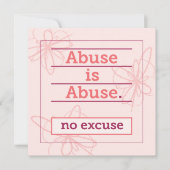 被害者の遺族カードを虐待する理由はない (正面)