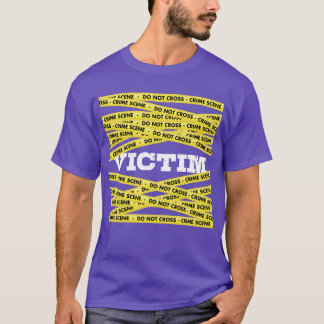 被害者犯罪現場立入禁止 犯罪のコスチュームv f tシャツ