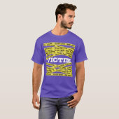 被害者犯罪現場立入禁止 犯罪のコスチュームv f tシャツ (正面フル)
