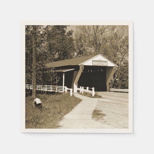 被覆橋 スタンダードカクテルナプキン (正面)