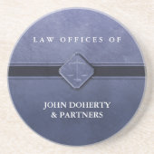 裁はかりで測判ヴィンテージ コースター (正面)