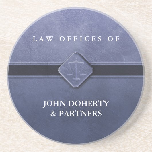 裁はかりで測判ヴィンテージ コースター (正面)