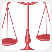 裁はかりで測判 スクエアシール (正面)