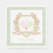 裁判に出よう |ピッ名門私立校風のクボール誕生日 スタンダードランチョンナプキン (正面)