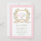 裁判に出よう |ピッ名門私立校風のクボール誕生日 招待状 (正面)