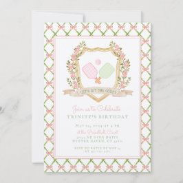 裁判に出よう |ピンク名門私立校風のピックボール 招待状