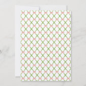 裁判に出よう |ピンク名門私立校風のピックボール 招待状 (裏面)