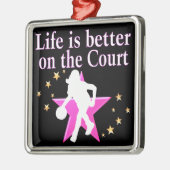 裁判は人生の方が好い メタルオーナメント (左)