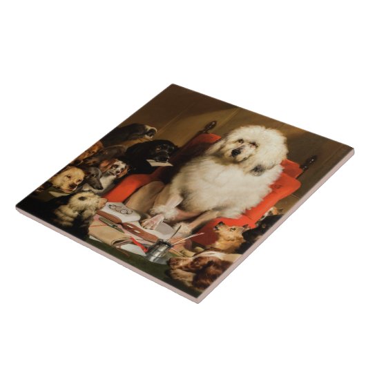 裁判官としての犬 タイル (側面)