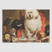 裁判官としての犬 薄葉紙 (正面)