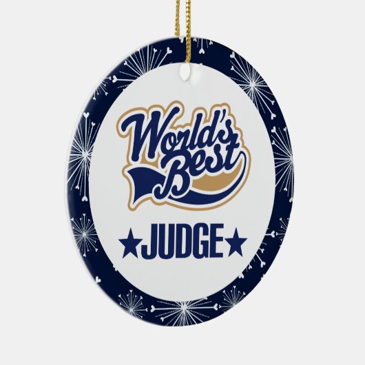 裁判官のギフトのオーナメント セラミックオーナメント (右)