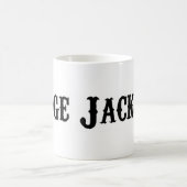 裁判官のジャクソンのロゴのマグ コーヒーマグカップ (中央)