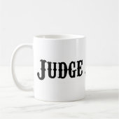 裁判官のジャクソンのロゴのマグ コーヒーマグカップ (左)