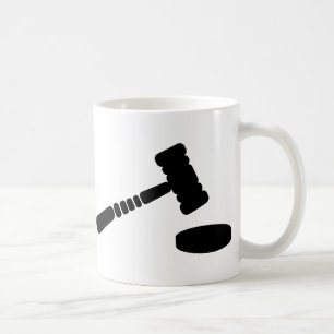 裁判官のハンマー コーヒーマグカップ