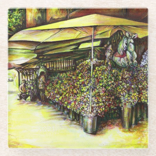 裁判官の占有 ガラスコースター (正面)