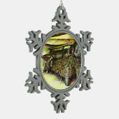 裁判官の占有 スノーフレークピューターオーナメント (左)