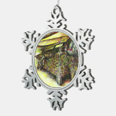 裁判官の占有 スノーフレークピューターオーナメント (右)