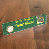 裁判官の占有 デスクネームプレート (側面)