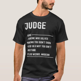 裁判官の定義おもしろいの役職 Tシャツ