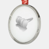 裁判官の槌 メタルオーナメント (左)