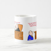 裁判官は問題無罪を主張しません コーヒーマグカップ (中央)