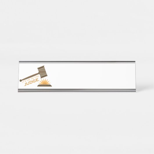 裁判官まで デスクネームプレート (正面)