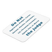 裁判官を怒らせるな マグネット (左側)