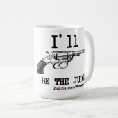 裁判官プロ銃のピストルパッキングは運びます第2を隠します コーヒーマグカップ (正面右)