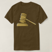 裁判官裁判官弁護士 Tシャツ (デザイン正面)