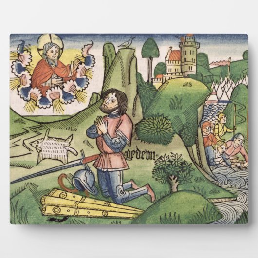 裁判官6 36 Gideonはフリースを出す' フォトプラーク (正面)