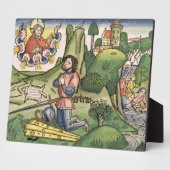 裁判官6 36 Gideonはフリースを出す' フォトプラーク (側面)