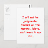 裁判官 ポストカード (正面/裏面)