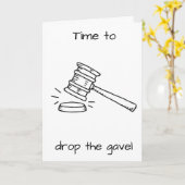 **裁判官**祝「自分の誕生日」カード カード (黄色い花)